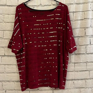 Women’s Rock 47 sequin crop top XXL